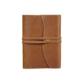 100% Genuine Leather Hardcover Loose-Leaf A5 Notebook Planner Diary Journal with Drawing Sketchbook Travel Features
