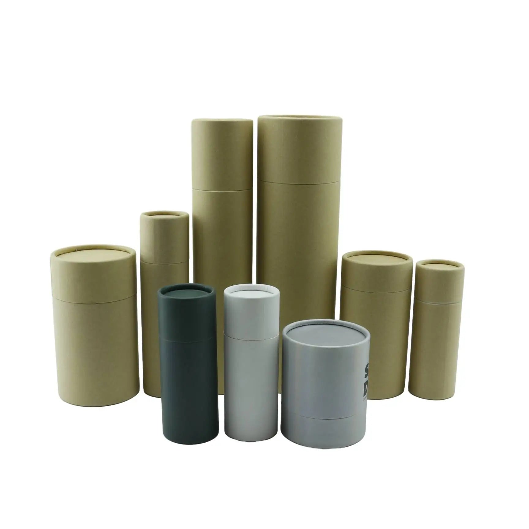 Manufacturer Food Grade Biodegradable Round Cylinder Kraft Cardboard Custom Paper Tube Packaging AAA8888