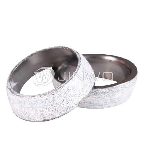 Car 2" Dia Cone Shape Exhaust Muffler Flange Gasket High Temperature Resistance Graphite Donut Seal Header