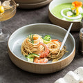 Manufacturers Coarse Japanese Ceramic Dinner Bowl Deep Artistic Concept Retro Plate for Restaurant Household Food Usage