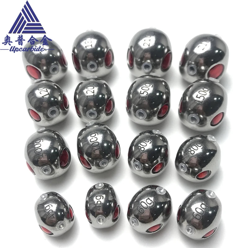 60g 80g 100g 120g 200g Tungsten Fishing Jig Head Tungsten Jig Lures