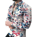Business Work Shirt for Men Summer Breathable Lapel Collar Vintage Retro Shirt for Men Pro Club Men's Sublimation Shirt