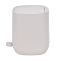 HANGSHAU 5L Colourful Small Bathroom Hotel Apartment Office Modern Abs Pedal Bin With Inner Bucket Slim Lid With Soft Closing