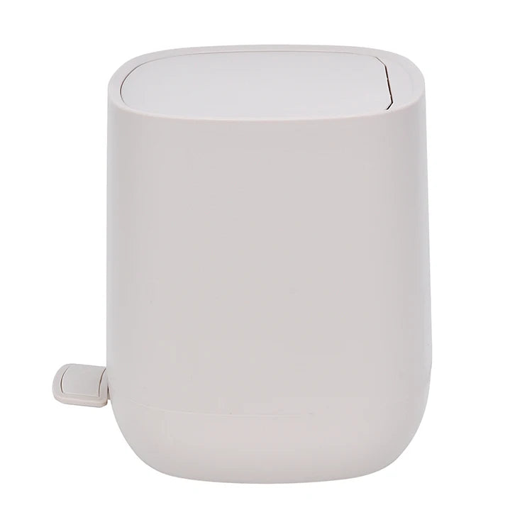 HANGSHAU 5L Colourful Small Bathroom Hotel Apartment Office Modern Abs Pedal Bin With Inner Bucket Slim Lid With Soft Closing