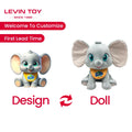 Custom Elephant Plush Toy Manufacturer OEM ODM Stuffed Animal Plushie Design Build Your Own Brand Soft Plush Doll Kids Gift