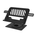 Adjustable Reading Bracket Stand Book Holder 360 Free Rotation Base Portable Bookend Foldable Metal Book Laptop Stand
