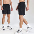 Custom LOGO Men's Running Sports Shorts Summer New Breathable Quick Drying Eco-Friendly Anti-Wrinkle Polyester Woven Pockets Mid