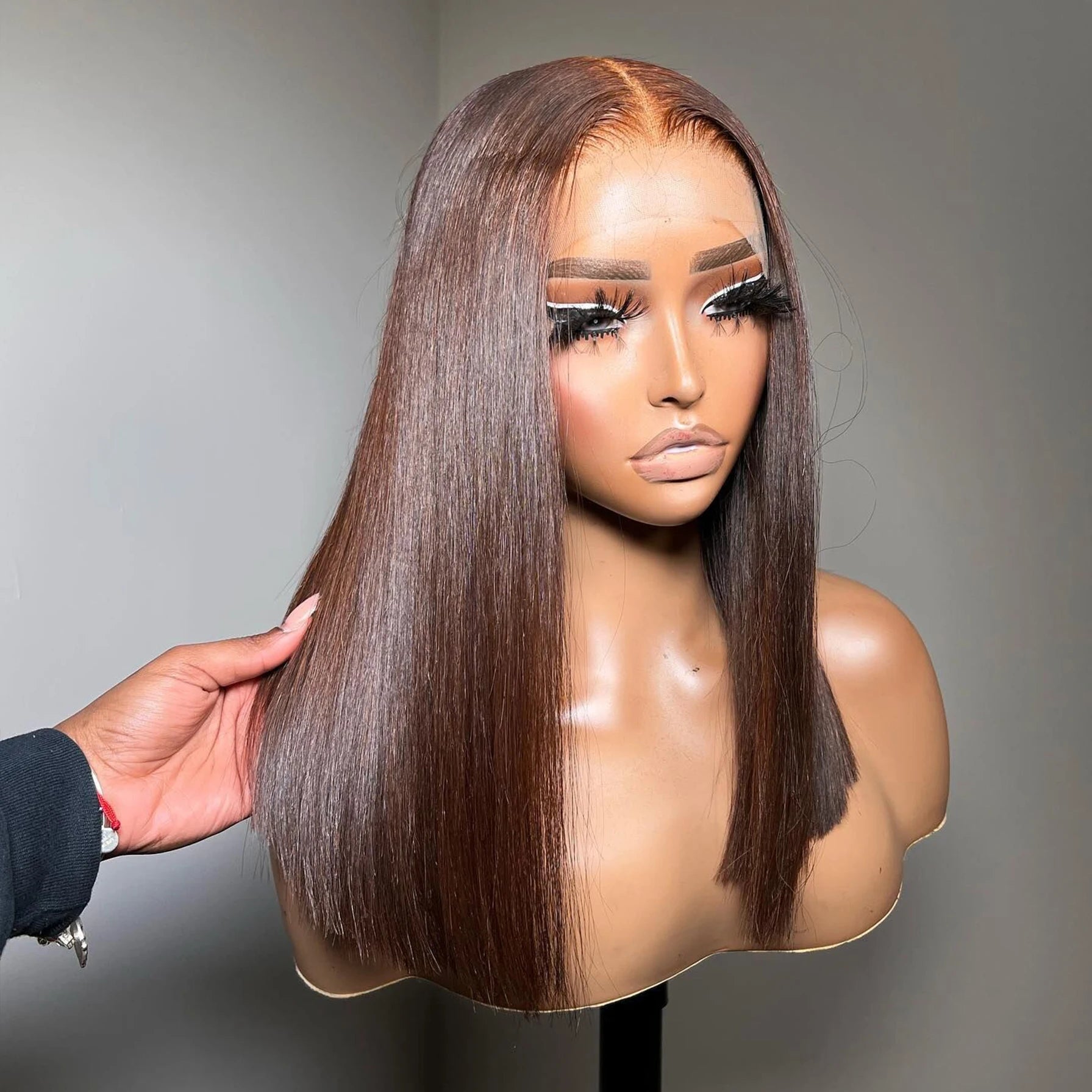100% Virgin Brazilian Human Hair Lace Front WigsCheap Wholesale Natural Human Hair Wigs for Black WomenHD Lace Frontal Wig