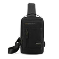 Wholesale Customized Korean Shoulder Messenger Bag Riding Oxford Cloth Crossbody USB Waist and Chest Bag Phone