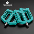 For ROCKBROS BMX Bicycle Pedal Flat Platform Non-slip 9/16" Nylon Bearing Aluminum Alloy Quality Nylon Pedals