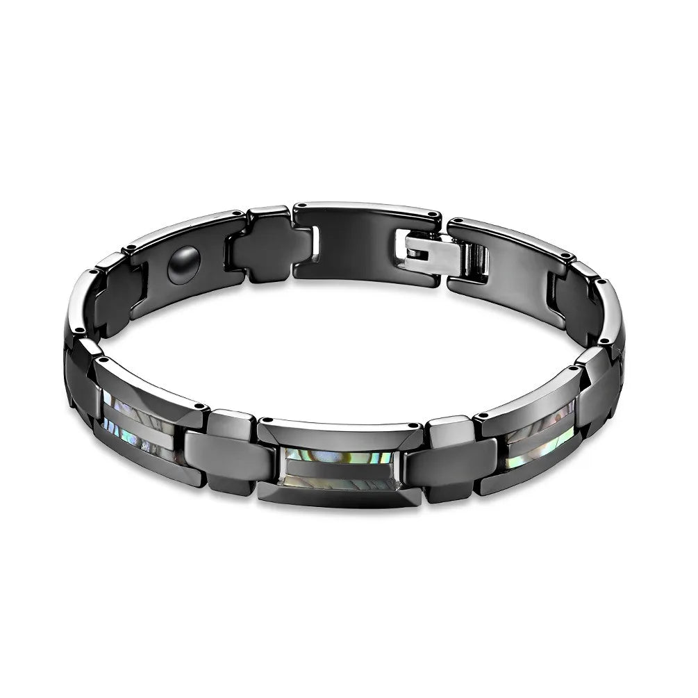 Simple Men's Titanium Steel Chain & Link Hiphop Style Wedding Anniversary Dropstick Bracelet