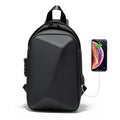 FENRUIEN Chest Vest Bag 2025 Waterproof Men Single Strap Crossbody Messenger Chest Bags Sports Shoulder Back Pack USB Charging