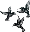 Metal Hummingbird Wall Art Decor Iron Arts and Crafts Customization Carving Wall Decoration