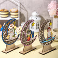 Hot Selling Hollow Moon Wooden Moon Festival Party Star Moon Castle Desktop Decoration for Arab Festivals