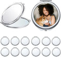 Sublimation Blanks Pocket Mirror Cosmetic Compact Travel Folding Mirrors for Makeup