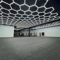 Ceiling Light Car Workshop Light Led Hexagonal Hex Lights Car Showroom Lamp Importer Certificates