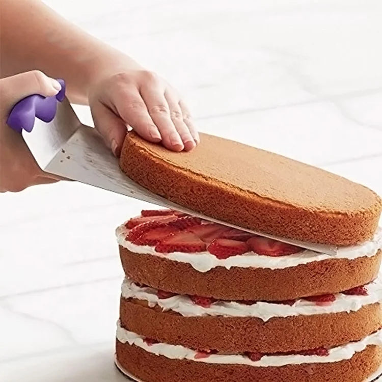 Stainless Steel Cake Shovel Pizza Bread Shovel Cake Safety Transfer Shovel Baking Cake Tools