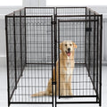 Solid Pattern Medium Metal Pet Fence Large and Small Dog Cage with Snap Button Closure Isolation Wire Mesh for Pets