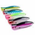 LETOYO 12.5cm 40g Popper Fishing Lure Hard Plastic Floating Popper Lures Saltwater Fishing Big Tuna Popper Lure