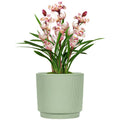 Indoor Self Watering Home Decorative Ceramic Fiberglass Artificial Big Simulated Bulk Garden Pot and Flower Pots Planters