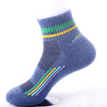 Wholesale OEM Design Custom Logo Cotton Ankle Socks for Men MegaBDM