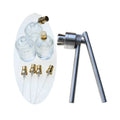 MUB Hot Sales Perfume Capping Tool Silver Manual Crimp Machine for Crimp Neck Bottle
