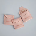 New Design High Quality Luxury Thick  Microfiber Bag Ring Necklace Earrings Gift Packaging Jewelry Pouch with Custom Deboss Logo