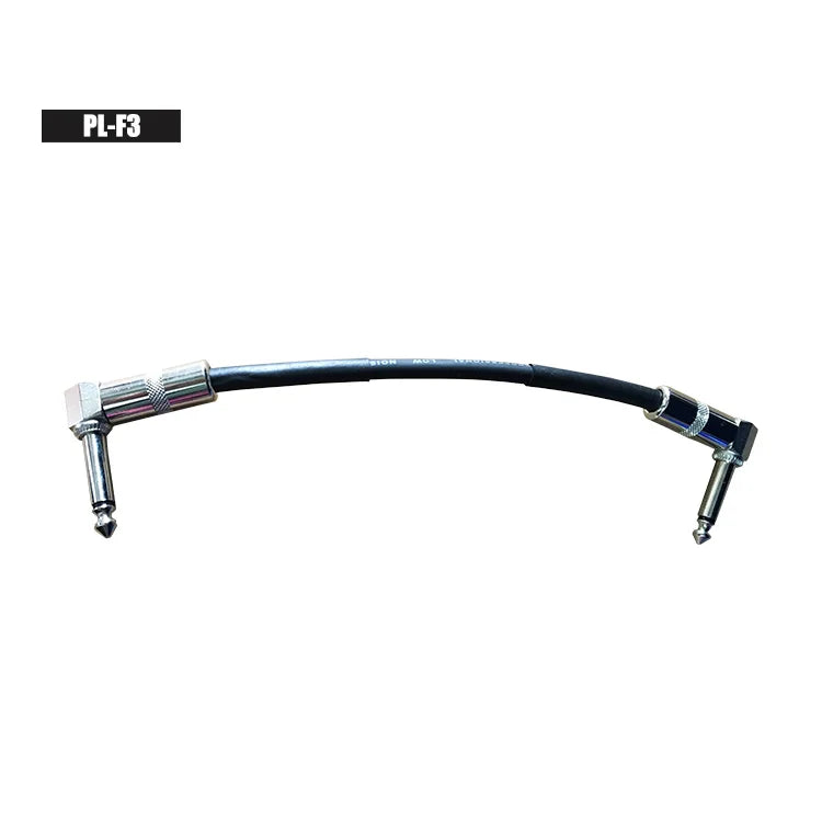 Wholesale Different Meter Right Angle Plug Instrument Flat Patch Pedal Cable for Instrument Guitar Pedal Cable Pedalboard
