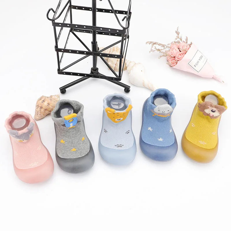 XIANGHUI Animal Anti-Slip Cute Infant Newborn Baby Shoe Socks for Girls and Boys