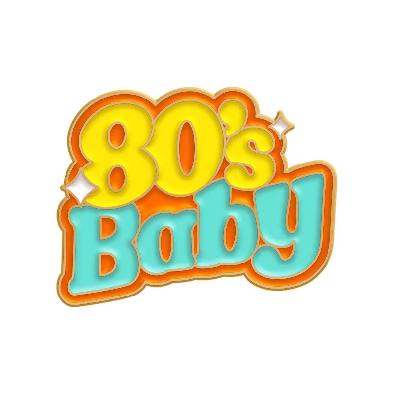 80s Baby Is It Friday yet Enamel Pins No More Drama Brooches Lapel Badges Funny Sarcastic Silk Screen Printing
