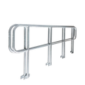 Galvanized Steel Ball Joint Handrail for Industrial Staircase Stairs