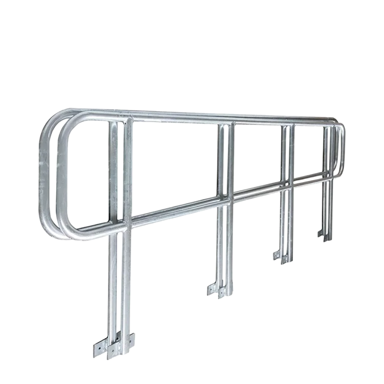 Galvanized Steel Ball Joint Handrail for Industrial Staircase Stairs