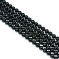 Factory Wholesale 6/8/10mm Natural Black Spinel Gem Stone Loose Beads