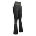 Women's Mid-Waisted Elastic Waist Four-Way Stretch Seamless Full-Length Yoga Shorts Hip Lift Outdoor Cycling Tight Washed XL