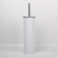 Homedec Eco-Friendly Iron Toilet Bowl Brush and Holder Set for Compact Bathroom Deep Cleaning
