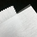 High Quality Black/White 100% Polyester Woven Hard Interlining Fabric for Baseball Hat/golf Hat