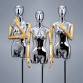 Wholesale Clothing Store Half Body Mannequin Female Model Form Adjustable Mannequin for Clothes Display