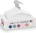 Space-Saving Children's Wardrobe Hangers Non-Slip Velvet Baby Clothes Hangers with Flexible Design for Closet Pants Trousers