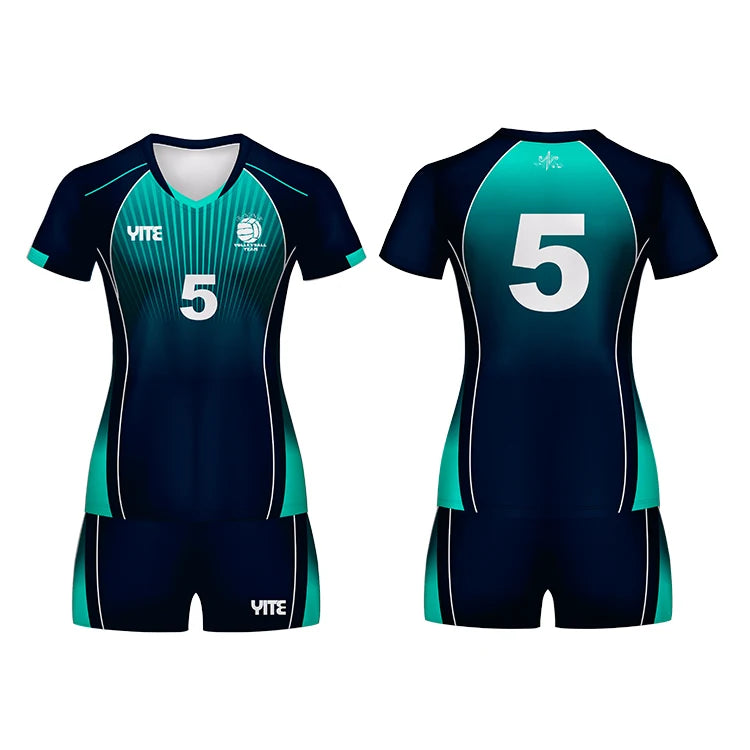 New Professional Unisex Volleyball Jerseys Sport Wear Custom Design Your Own Volleyball Jersey 100% Polyester Quick-drying Fully