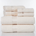 High Absorbent Cotton Terry Bath Towel Custom Luxury Hotel Bath/hand/face Towel Sets Soft Dobby Style 6 Pieces Towel Set