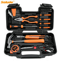 Solude High-Quality Multi Purpose Full Tools Box Set Mini Plastic Equipment Mechanic Metal Tool Box