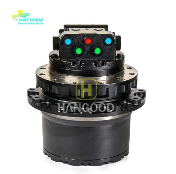 Hangood Construction Machinery Parts DH80R Final Drives Travel Motor Assy with Gearbox Excavator Parts Final Drive