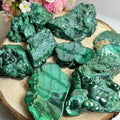 Natural Rough Green Malachite Crystal Gemstone Raw Stone Malachite for Sale