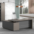 Customized Modern L-shaped Extendable 1.8m Executive Wooden Office Desk for Commercial Use