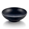 Unbreakable Matte Black Melamine Noodle Soup Bowl Beef Ramen Salad Round Bowls 9 Inch