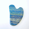 DIY Lapis Lazuli Stone Set Highly Polished Gua Sha Physical Therapy Tool