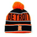 Low MOQ Colorful Custom Logo Jacquard Acrylic Pompom Knitted Toque Winter Beanie Hat