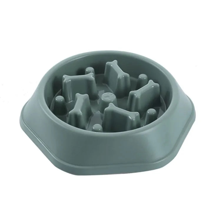 Factory Wholesale Durable Multi-color Anti-chocking Pet Supplies and Feeders Plastic Pet Food Bowl Slow Feeder Puzzle