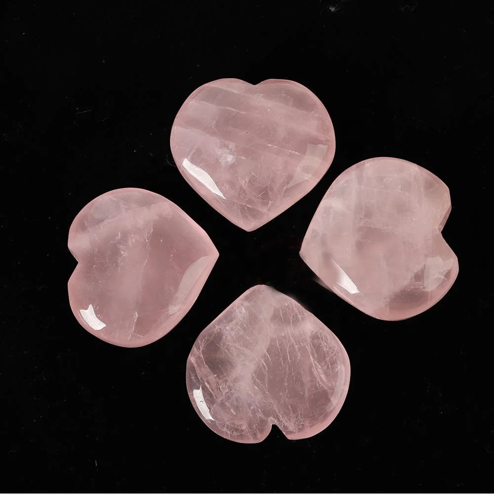 Natural Rose Quartz Chakra Reiki Energy Balancing Stone Healing Crystal Heart Stone