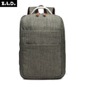 Metal Handle Casual Large Capacity Canvas Multi-Compartment Zipper Laptop Bag Travel Backpacks Men's Backpack